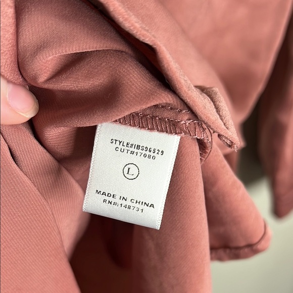 Blue Blush Button-Up Dress Women Size Large - Picture 5 of 6